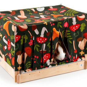Guinea Pig Bed Glittme Cozy Hideaway Waterproof Cushion-0