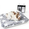 Catadog Small Animal Bed Soft Coral Fleece Washable Pet-1