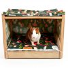 Guinea Pig Bed Glittme Cozy Hideaway Waterproof Cushion-3