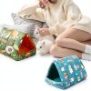 Cinnvoice Guinea Pig Bed House Cozy Washable Small Pet-5