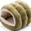 LOS ANDES Small Animal Bed Soft Plush Warm Rest Sleep Play-0