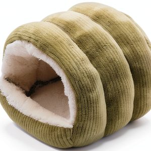 LOS ANDES Small Animal Bed Soft Plush Warm Rest Sleep Play-0