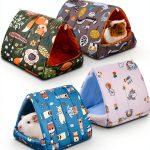Cinnvoice Guinea Pig Bed House Cozy Washable Small Pet-0