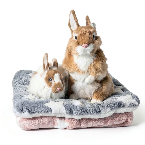 Catadog Small Animal Bed Soft Coral Fleece Washable Pet-6