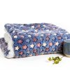 Amakunft Fleece Pet Mat Cozy Washable Small Animal Bed-5