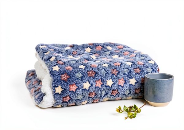 Amakunft Fleece Pet Mat Cozy Washable Small Animal Bed-5