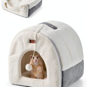 Apollo Foldable Cat Cave Bed Machine Washable Pet Supplies-0
