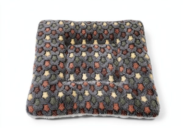 Amakunft Fleece Pet Mat Cozy Washable Small Animal Bed-2
