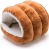 LOS ANDES Small Animal Bed Soft Plush Warm Rest Sleep Play-1