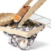DCIAER Guinea Pig Hideout Wooden House with Hammock-2