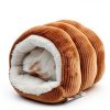 LOS ANDES Small Animal Bed Soft Plush Warm Rest Sleep Play-6