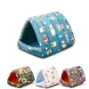 Cinnvoice Guinea Pig Bed House Cozy Washable Small Pet-1