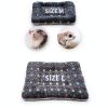 Amakunft Fleece Pet Mat Cozy Washable Small Animal Bed-3