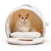 Apollo Foldable Cat Cave Bed Machine Washable Pet Supplies-4