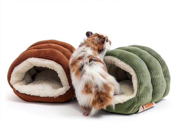 LOS ANDES Small Animal Bed Soft Plush Warm Rest Sleep Play-5