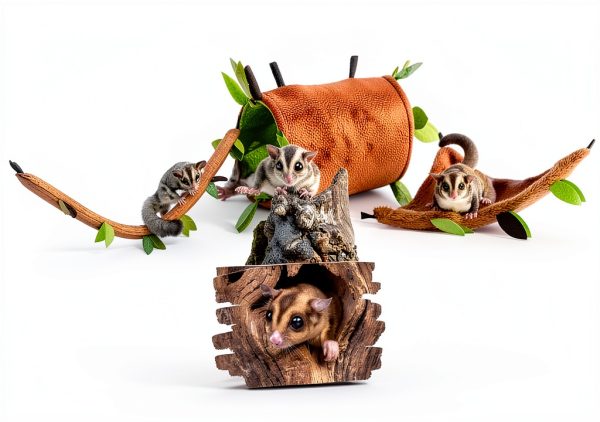 Fabmode Small Animal Bed Soft Fabric Cozy Design-2