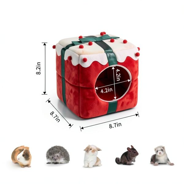 Guinea Pig Christmas Bed BWOGUE Wool Hideout-2