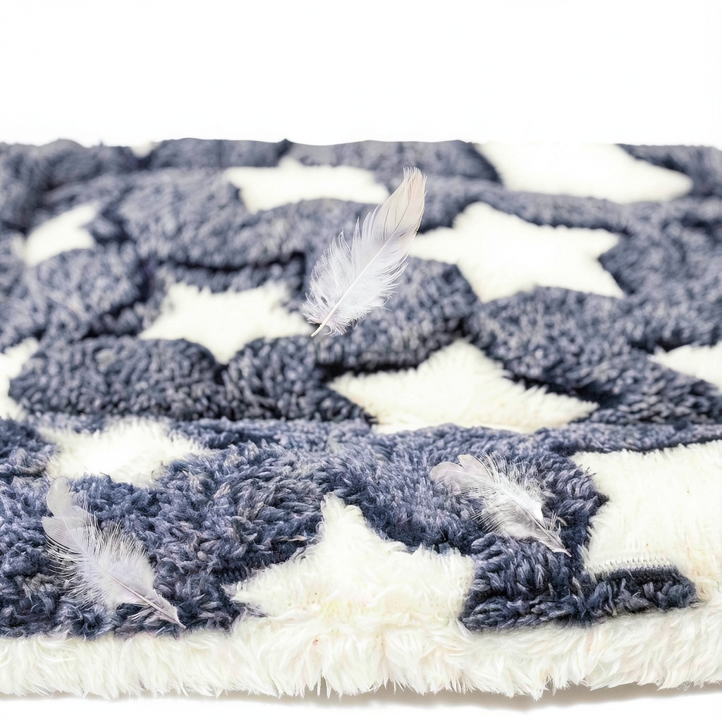 Guinea pig resting on Arctic Eagle fleece bed