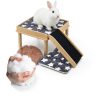 Arctic Eagle Guinea Pig Bed Soft Coral Fleece-4