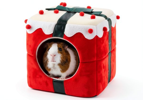 Guinea Pig Christmas Bed BWOGUE Wool Hideout-0