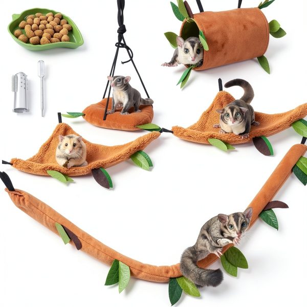 Fabmode Small Animal Bed Soft Fabric Cozy Design-0