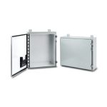 Hoffman A362408LP Wall-Mount Enclosure, NEMA 12/13, Steel, 36.00" x 24.00" x 8.00"-0