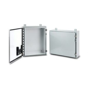 Hoffman A362408LP Wall-Mount Enclosure, NEMA 12/13, Steel, 36.00" x 24.00" x 8.00"-0