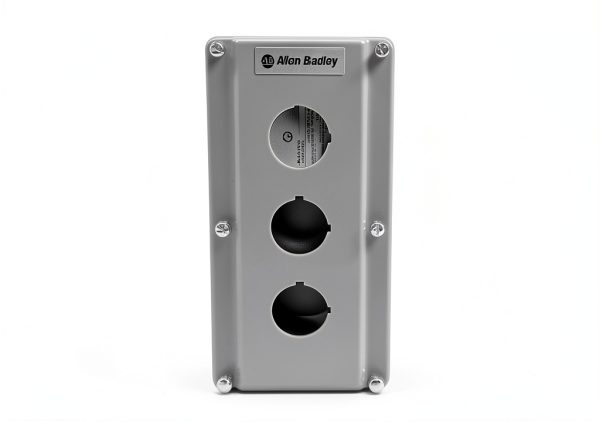 ALLEN BRADLEY 800T-3TZ Surface Mount, 3 Opening, Enclosure, Gray, DIE CAST Aluminum, NEMA 4/13, 30 MM-0