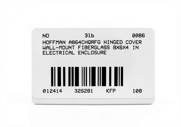 HOFFMAN A864CHQRFG WALL-MOUNT FIBERGLASS 8X6X4IN ENCLOSURE D326281-7