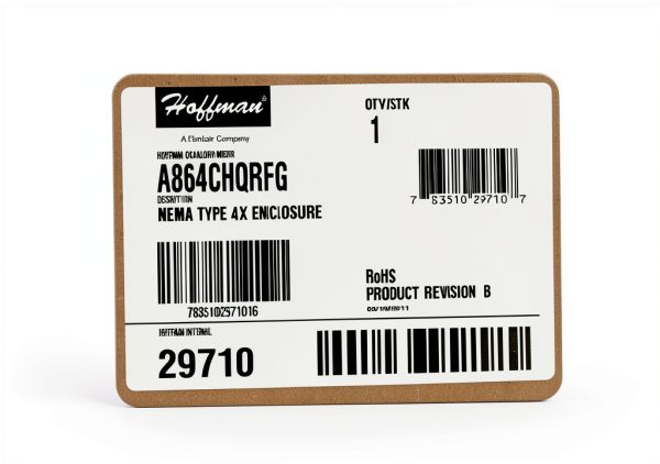 HOFFMAN A864CHQRFG WALL-MOUNT FIBERGLASS 8X6X4IN ENCLOSURE D326281-1