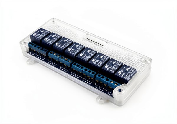 Wilbur's Finest 8 Channel Relay Module Housing Case DIN Rail-1