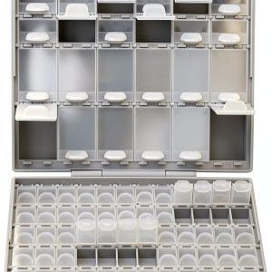 AideTek BOXALL96 96-Lid Portable Plastic Enclosure for SMD SMT Parts-0