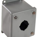 Hoffman E1PB steel gray enclosure for 30.5 mm pushbutton-0